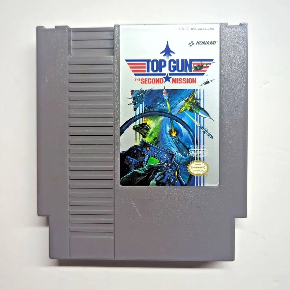Top Gun The Second Mission Nintendo NES 1987 Game Cartridge Only Konami